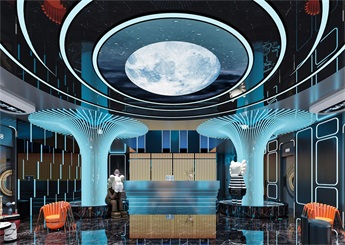 潮奢娛樂KTV會(huì)所裝修設(shè)計(jì)案例效果圖